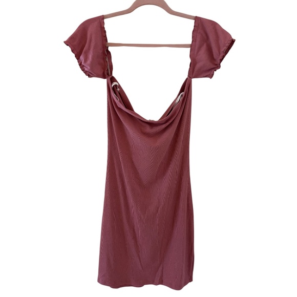 GBG Los Angeles Pink Hook & Eye Bodycon Mini Dress Women’s Large - Picture 8 of 12